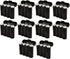 10 Pack AA/AAA / CR123A Black Battery Holder Storage Cases...