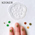 KEOKER Flower Polymer Clay Molds - 4 Pcs flower & Leaf Polymer Clay Molds for Jewelry Making, Daisy Miniature Clay Molds, Polymer Clay Molds for P...