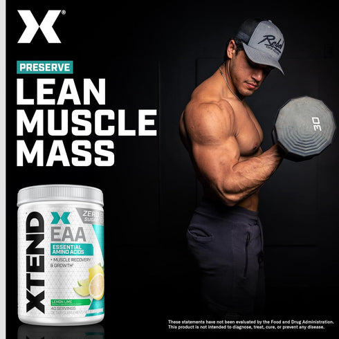 XTEND EAA + BCAA Powder | Muscle Recovery & Lean Muscle Growth | 9 Essential Amino Acids for Intra Workout or Post Workout Recovery | 10g EAAs Per...
