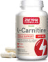 Jarrow Formulas L-Carnitine 500 mg, Dietary Supplement, Support for Cellular Energy Production, 100 Veggie Capsules, 100 Day Supply...
