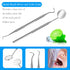 Professional Dental Pick Tools Kit, Teeth Cleaning Calculus Remover Tool for Dentist, Personal Using, Pets Oral Care Set with Dental Mirror Dental...