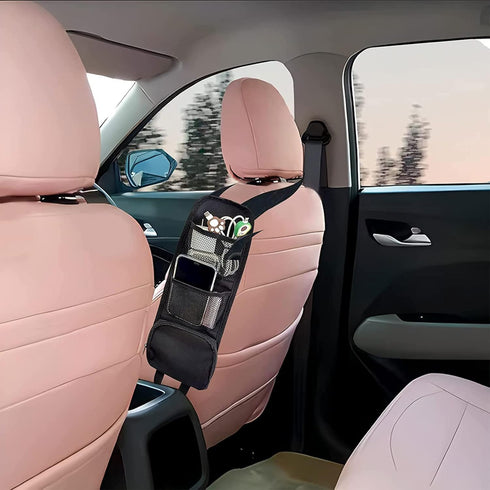 Car Seat Side Organizer,Car Seat Net Organizer,Car Seat Side Hanging Bag,Automobile Seat Storage Hanging Bag,Phones, Drink, Stuff Holder with Mesh...