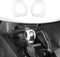 Gear Shift Knob Trim Cover Compatible with 2021-2023 Ford Bronco Interior Accessories, White...