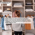 Clothes Hanger Organizer Holder for Space Saving, Fresheracc Hanger Triangle Storage Bag with Handles for Closet Tidier Laundry Rooms Wardrobe Dry...