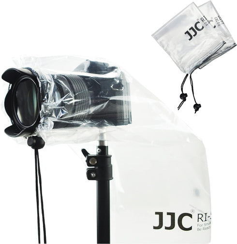 2 Pack Camera Lens Rain Cover Raincoat Clear Sleeve Protector for Sony A7R V A7 IV A7S III II A6700 A6600 A6500 A6400 A6300 A6100 A6000 A7C Nikon ...