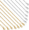 Lemonkey 24 Pack Necklace Chains Bulk,Gold and Silver Plated DIY Cable Link Chains for Jewelry Making 20 Inches...