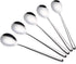 Stainless Steel Soup Spoons Long Handled Spoons Silver Pack of 5...