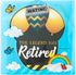 WATINC Retirement Party Jumbo Greeting Card Decorations, Official Congrats Retired Message Greeting Card Guest Book Farewell Party Supplies, Signa...
