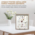 Plate Holder Easel Display Stand - 4.5 Inch Twisted Metal Wire Plate Stands - Picture Frame Stand - Tabletop Easels for Display Decorative Plates ...