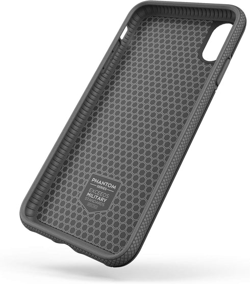 ENCASED iPhone Xs Max Wallet Case (2018) Protective Cover with Card Holder (3 Credit Cards Capacity) (Black)...