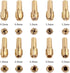 TOMALL Brass Collet Mini Electric Grinder Quick Change Drill Chuck Bit Sets 0.5-3.2mm (1/64 Inch to 1/8 Inch) Shank Diameter 4.3mm / 0.17'' for Ro...