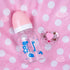 BABESIDE Reborn Baby Doll Bottle and Magnetic Pacifier Set, Baby Doll Accessories for Real Baby Doll, Pretend Play Feeding Toy Kid Gift (Pink)...