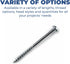 Kreg SML-C250-50 Zinc Pocket-Hole Screws, 2 1/2 Inch, 8 Coarse Thread, Maxi-Loc Head (50 Count)...