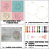 ORIGACH 4 Pack Flowers and Hummingbird Embroidery Kits for Beginners, DIY Starter Hand Embroidery Kit with Floral and Birds Patterns and Instructi...