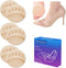 3 Pairs Invisible Breathable Honeycomb Fabric Ball of Foot Pads, Thickened Soft Metatarsal Cushions Socks for Flats High Heels, Prevention Pain Re...