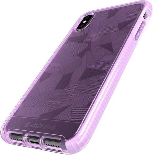 tech21 Evo Edge Phone Case with 12ft Drop Protection for Apple iPhone Xs Max - Orchid...