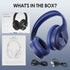 JH-923 Wireless Headphones Over Ear, 65H Playtime, 3EQ Sound Modes, Hi-Res Audio with Deep Bass Microphone,Foldable Lightweight Bluetooth Headphon...