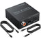 PROZOR 192K Bi-directional Coaxial Optical Converter, Optical SPDIF Toslink to Coaxial, or Coaxial to Optical SPDIF Toslink, Support DTS/Dolby-AC3...
