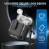 for AirPods Cover Case with Cleaner kit,Carbon Fiber Full Body Shockproof Hard Shell Protection Design Case for Apple AirPods 2nd/1st Generation [...