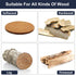 Sphere Rotary Burr with 5/8-11 Threads for 4 1/2 and 5 Inch Angle Grinder, Ball Gouge Angle Grinder Attachments for Woodworking Grinding Polishing...