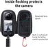 Hard Carrying Case for Insta360 X3 Portable Surface Waterproof Mini Storage Bag Lens Protector Cover with Wrist Strap for Insta360 ONE X/X2/X3 Act...