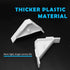 40PCS Cabinet Triangle Bracket, 90 Degree Corner Support Braces Plastic White Cabinet Countertop Brackets...