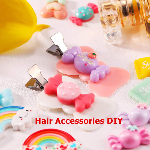 100g Resin Flatbacks Slime Accessories Clay Sprinkles Decoration for Charms Filler DIY Supplies Fake Candy Chocolate Cake Dessert Mud Particles To...