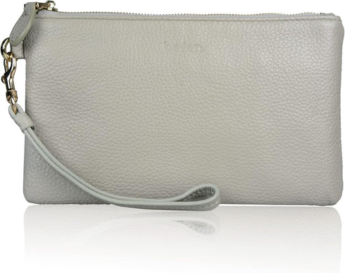 befen Genuine Leather Wristlet Clutch RFID Blocking Bag Cell Phone Wallet Purse Wristlet Wallet Purses and Handbags for Women...