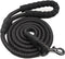 6FT 10FT Strong Dog Leash Black Rope Leash Highly Reflective Threads with Soft Padded Handle for Small Medium Large Dogs (10ft-black-1/2)...