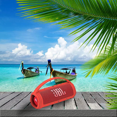Silicone Cover Case for JBL Flip 6 Portable Bluetooth Speaker, Protective Carrying Case for JBL Flip 6 Speaker Accessories (Only Case) (Red Case)...