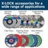 BOSCH FDX2945080 1-Piece 4-1/2 In. X-LOCK Flap Disc 80 Grit Compatible with 7/8 In. Arbor Type 29 for Applications in Metal Blending and Grinding...