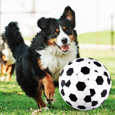 Juome Herding Ball for Dogs, 10" Dog Herding Balls with Soccer Cloth Cover Hand Pump, Interactive Dog Toys for Small & Medium Dogs...