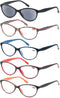 HEEYYOK Reading Glasses Women 1.50 5-Pack,Beautiful Women Readers,Quality Spring Hinge Colorful Inculding Sun for Reading Outdoors...