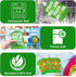 10 Pack Reusable Food Pouches for Bento Box,Fun Lunch Box Accessories,Refillable for Applesauce Yogurt Smoothie & Puree Squeeze Pouch,Lunch Food S...