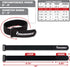 Elastic Reusable Cinch Straps 1"x12" - 10 Pack Hook and Loop - Plus 2 Free Bonus Reusable Cable Ties...