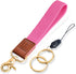 Stretchy Wristlet Keychain,Braided Cute Wrist Lanyards for Keys, Key Chain Holder for Women Men, Wrist Strap Keychain for Car Keys Phone Camera Wa...