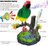 Tipmant Electronic Bird Toys Electric Parrots Animal Pets Move Chirp Realistic Home Office Room Decoration Kids Birthday Gifts (Green)...