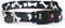 Replacement Receiver Collar Straps for All Brands Electric Dog Fences | Black with White Bones | PetSafe, Invisible Fence, More (Up to 12" Neck)...