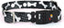 Replacement Receiver Collar Straps for All Brands Electric Dog Fences | Black with White Bones | PetSafe, Invisible Fence, More (Up to 12" Neck)...