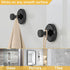 JUYSON Suction cup Hooks for Shower Wall 2 Packs, Towel hooks for Glass Door, Bathroom, Mirror – Loofah, Robe Hook Holder for Hanging up to 15 lbs...