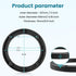 5 Inch Speaker Spacer Adapter Ring Mounting Bracket, Auto Car Universal Fit 5” Plastic Speaker Ring Adapter 0.5 Inch Depth, 5 Inch Plastic Car Ste...