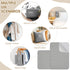 2pcs Iron On Patches for Clothes Jeans Grey Canvas Fabric Linen Adhesive Patch Repair Kit Repair Tape Vinyl Patch Kit for Sofa Tent Trampoline Boa...