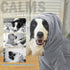 SCENEREAL Dog Hoodie Sweaters for Small Medium Large size Dogs, Fleece Dog Sweatshirt with Hat and Pocket,Soft Cotton Cold Winter All Weather Dog ...