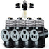 4 Pack, Light Socket to Plug Adapter, Convert E26 Light Socket to 3-Prong Outlet Adapter and Light Bulb Socket (Black)...
