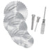 Cutting Wheel Set for Drills Rotary Tool, 8Pcs HSS Rotary Drill Saw Blades Steel Saw Disc Wheel Cutting Blades with 1/8" Straight Shank Mandrel, o...
