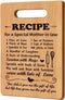 Mother in Law Gifts from Daughter in Law, Cutting Board Gifts for Mother in Law, Birthday Gifts for Mother in Law, Best Unique Mothers Day Gifts f...