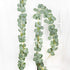DearHouse 2pc Artificial Eucalyptus Garland Faux Silk Eucalyptus Leaves Vines Handmade Garland Greenery Wedding Backdrop Arch Table Decor, 6.1ft/p...