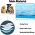Dog Cooling Mat Pet Cooling Pads Dogs & Cats Pet Cooling Blanket for Outdoor Car Seats Beds (Blue, 28IN * 40IN)...