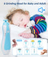 Baby Healthcare and Grooming Kit, Electric Safety Nail Trimmer Baby Nursery Kit, Newborn Care Kits with Hair Brush Comb for Newborn Infant Toddler...