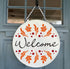 Fall Stencils for Painting Pumpkin Stencil Fall Leaves Maple Stencil Half Round Hello Autumn Drawing Templates for Door Porch Hanger Fall Wreath H...